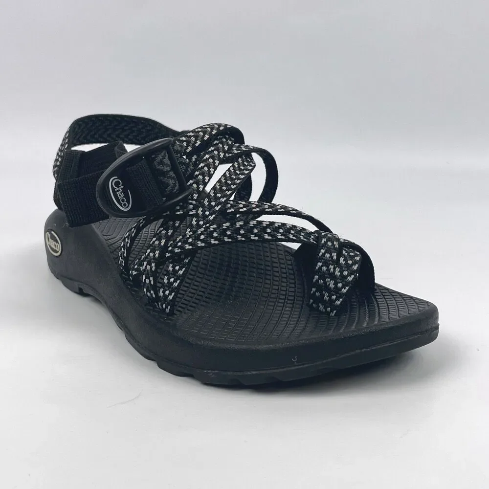 Chaco Women's Size 6W Classic Boost Black Double Strap Sandals J106266W